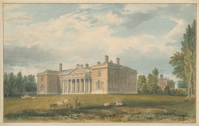 Leicestershire - Gopsall House, 1820 autorstwa John Buckler