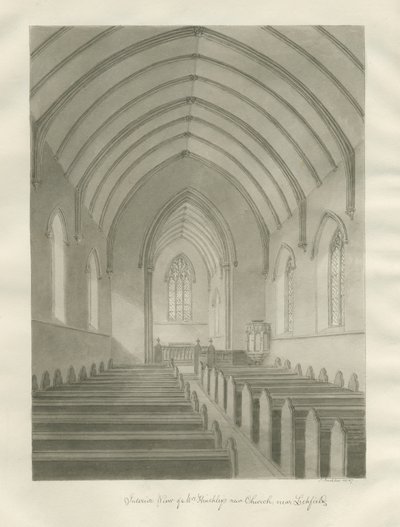 Lichfield - Wnętrze kościoła Chrystusa [Nowy Kościół