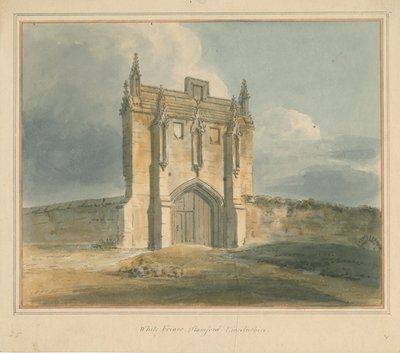Lincolnshire – Stamford – Biali Bracia, 1802 autorstwa John Buckler