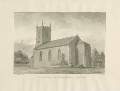 Needwood – „Christ Church”: rysunek w kolorze sepii autorstwa John Buckler