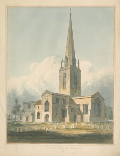 Oxfordshire – Kościół Bampton, 1802 autorstwa John Buckler