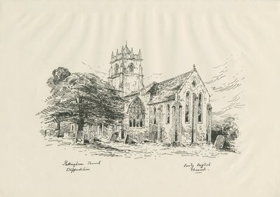 Pattingham Church: ?cynkografia, nd [?XIX wiek] (druk) autorstwa John Buckler