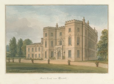 Somerset - Bristol - Dwór Arno, 1827 autorstwa John Buckler