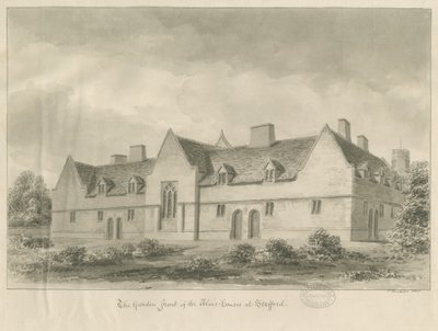Stafford - Jałmużna: rysunek w sepii, 1841 autorstwa John Buckler