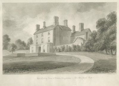 Standon - Rectory of Reverend Joseph Salt: rysunek w sepii autorstwa John Buckler