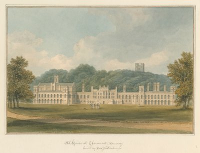 Surrey - Claremont - Stary Dom, 1824 autorstwa John Buckler