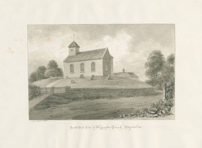 Kościół Wigginton: rysunek w sepii, 1848 autorstwa John Buckler
