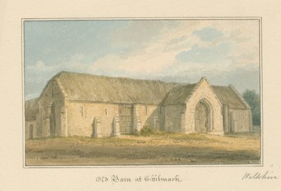 Wiltshire - Chilmark - Stara Stodoła, 1817 autorstwa John Buckler