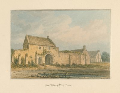 Wiltshire - Place Farm, 1812 autorstwa John Buckler