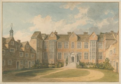 Yorkshire - York - Wnętrze domu Heslington, 1818 autorstwa John Buckler
