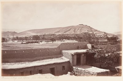 Wioska Bemaru i obrona od rodzimego szpitala bazowego, 1879 autorstwa John Burke