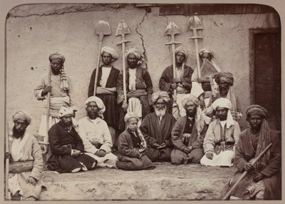 Właściciele ziemscy i robotnicy Kabulu, 1879 autorstwa John Burke