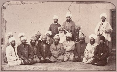 Sirdar Habeeboolah [sic] Gilzai i inni Chanowie, 1879 autorstwa John Burke