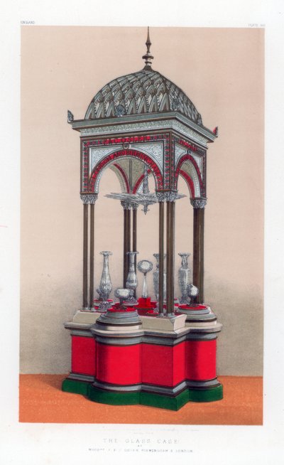Szklana gablota, XIX wiek. autorstwa John Burley Waring