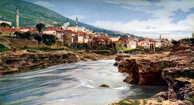 Mostar, Bośnia i Hercegowina, Jugosławia, ok. 1924 autorstwa John Bushby