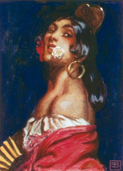 George Bizet, Carmen (kolorowa litografia) autorstwa John Byam Liston Shaw