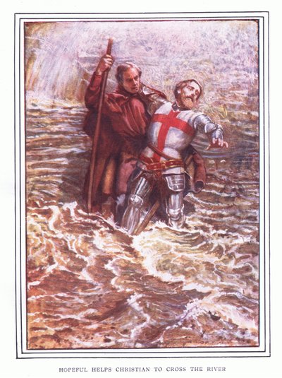 Mam nadzieję, że pomoże Christianowi przekroczyć rzekę autorstwa John Byam Liston Shaw