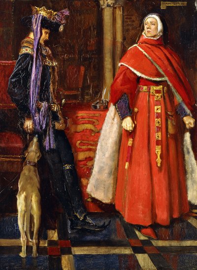 Lepiej usłyszeć naganę mądrego, niż usłyszeć pieśń głupców, 1901 autorstwa John Byam Liston Shaw
