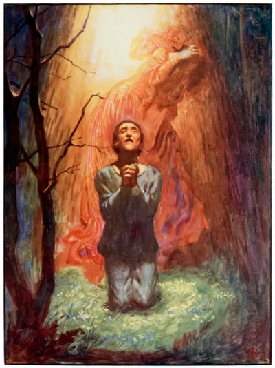 „Pan Standfast” z „Wędrówki pielgrzyma z tego świata, do tego, który ma nadejść” Johna Bunyana autorstwa John Byam Liston Shaw