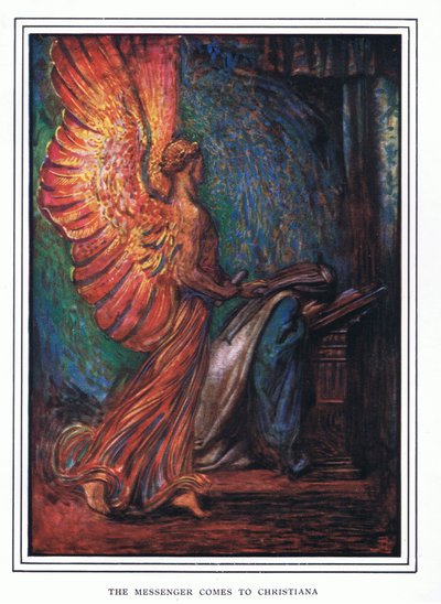 Posłaniec przychodzi do Christiana autorstwa John Byam Liston Shaw