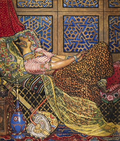 Zira: w niewoli (wc na papierze) autorstwa John Byam Liston Shaw