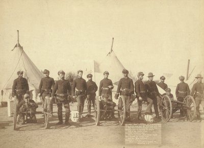 Słynna bateria „E” 1. artylerii autorstwa John C. H. Grabill