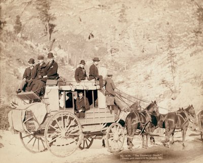 Dyliżans Old West Deadwood autorstwa John C. H. Grabill