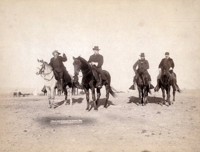 Oglądanie wrogiego obozu indiańskiego, 1891 autorstwa John C. H. Grabill