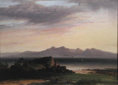 Arran, z Millport, Cumbrae autorstwa John Cairns