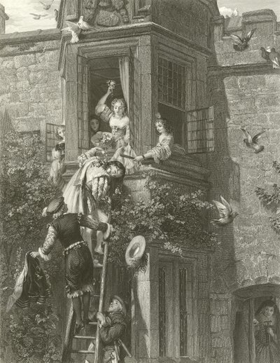 Atak i obrona autorstwa John Callcott Horsley