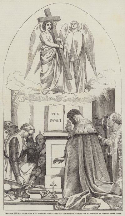 Kreskówki, Religia autorstwa John Callcott Horsley