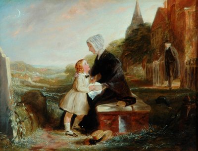 Jego Ojcowie Grób autorstwa John Callcott Horsley