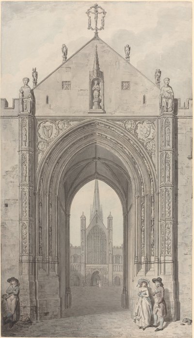 Brama Erpingham, Norwich autorstwa John Carter