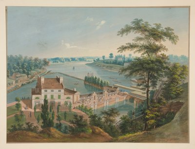 Wodociągi w Fairmount Park w Filadelfii autorstwa John Caspar Wild