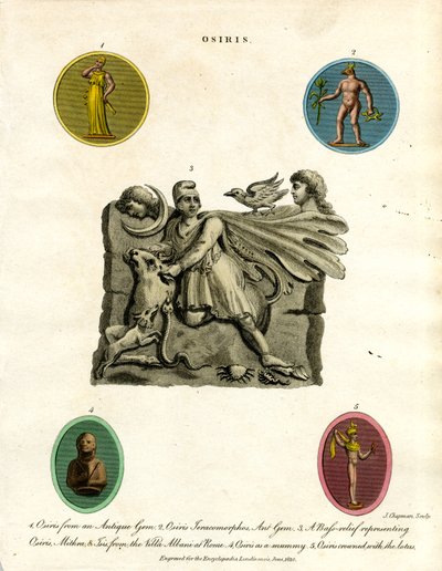 Ozyrys - Przedstawienia egipskiego boga autorstwa John Chapman