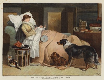 Czy należy zapomnieć o znajomości z Auld (kolor lito) autorstwa John Charles (after) Dollman