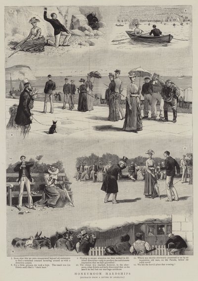 Trudności w podróży poślubnej autorstwa John Charles Dollman