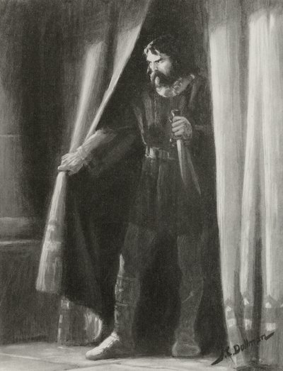 Makbet (grawiura) autorstwa John Charles Dollman