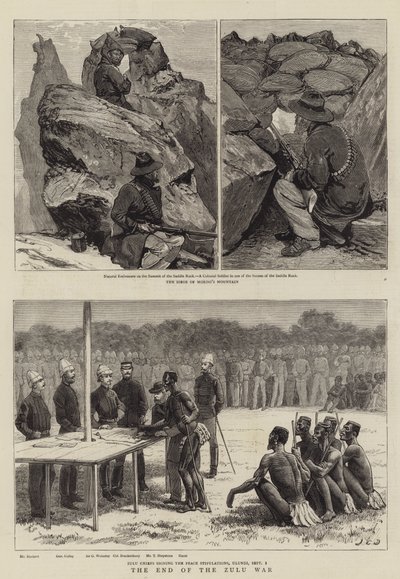Koniec wojny Zulusów autorstwa John Charles Dollman