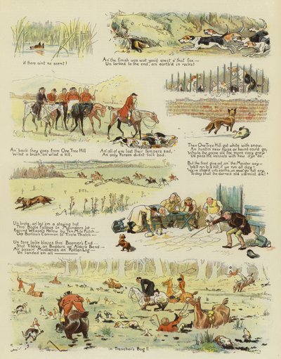 Lis jeden Drzewo Hill autorstwa John Charles Dollman