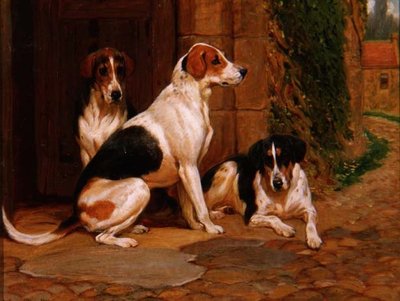 Foxhoundy autorstwa John Charlton