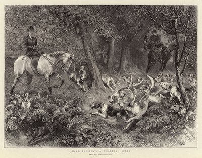 Mocno wciśnięty, scena leśna autorstwa John Charlton