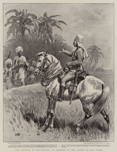 Natarcie w Sudanie, incydent w bitwie pod Abu Hamed autorstwa John Charlton