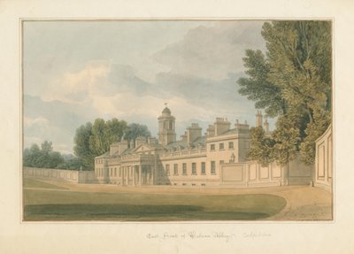 Bedfordshire – Opactwo Woburn, 1824 autorstwa John Chessell Buckler