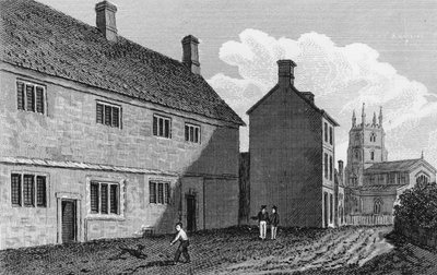 Gimnazjum w Chipping Norton, Oxfordshire autorstwa John Chessell Buckler