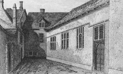 Grammar School w Woodstock, Oxfordshire autorstwa John Chessell Buckler