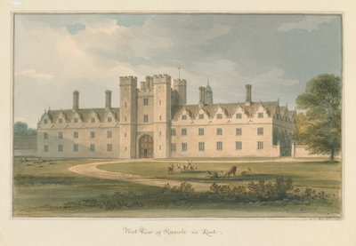 Kent - Knowle, 1811 autorstwa John Chessell Buckler