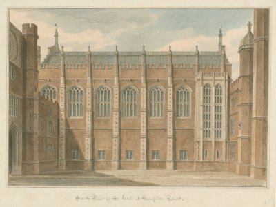 Middlesex - Hampton Court, 1811 autorstwa John Chessell Buckler