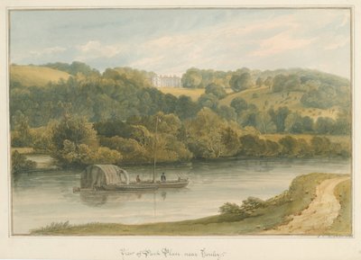 Oxfordshire – Henley upon Thames – Park Place, 1826 autorstwa John Chessell Buckler