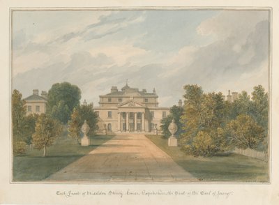 Oxfordshire - Middleton Stoney House, 1827 autorstwa John Chessell Buckler